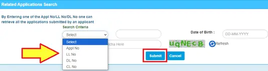 driving license download by application number